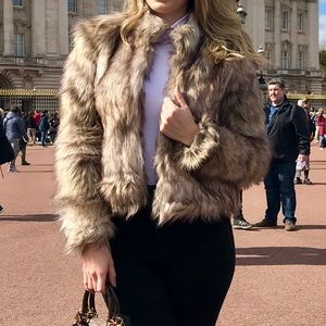 Fashion Nova faux fur jacket